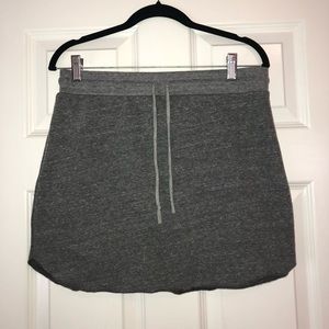 Gray L.A. Hearts Sweatskirt